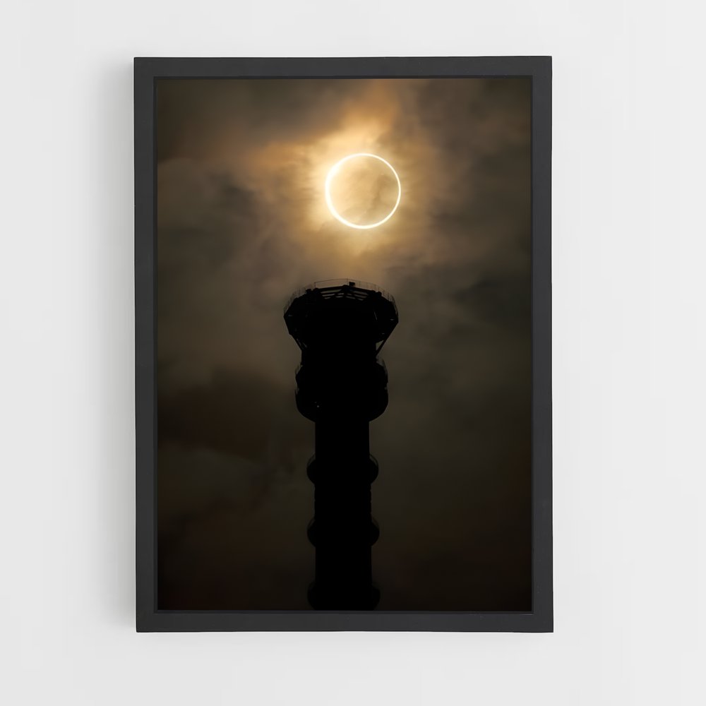 Poster Éclipse Annuelle – affiche Univers (vue 2)